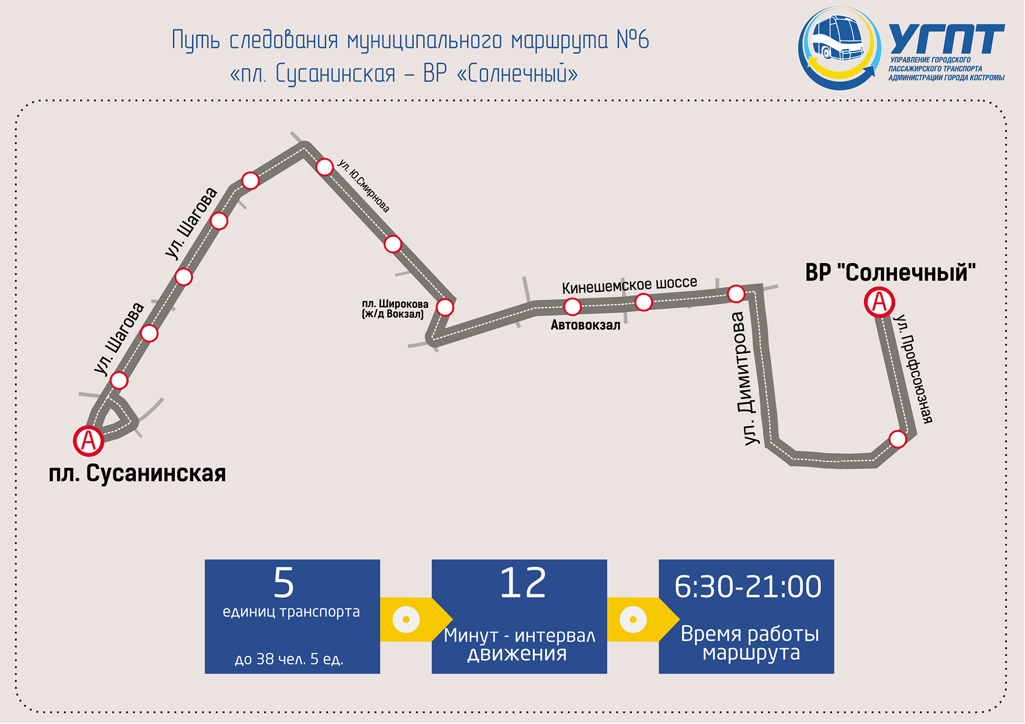 Маршрут 93 кострома схема